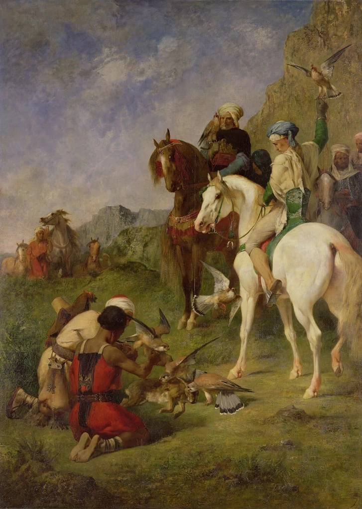 Caccia al falco in Algeria - Musee d'Orsay, Paris
